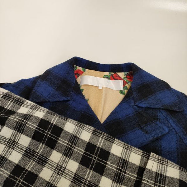 tao COMME des GARCONS リバーシブル ローズ チェック切替 定価165000