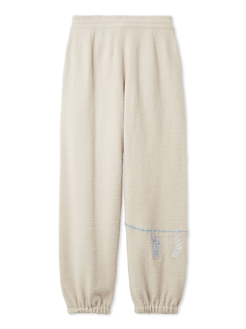 Airy Moco Laundry Animals Jacquard Long Pants
