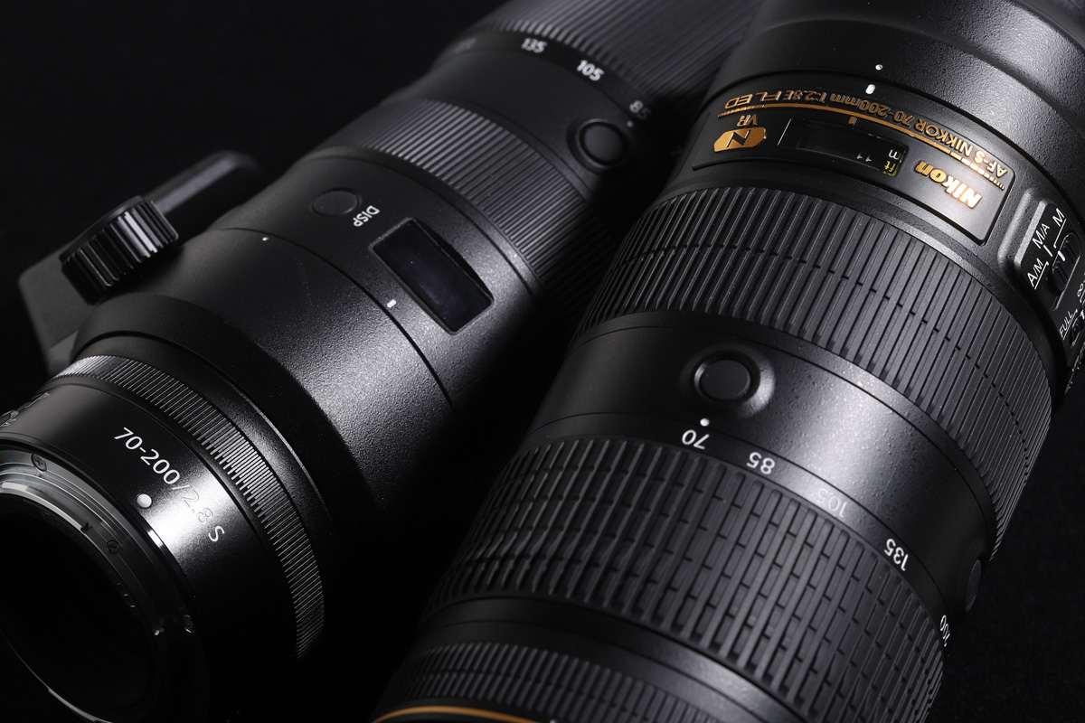 ニコンの大三元望遠ズームレンズ「70-200mm F2.8」のミラーレス用と