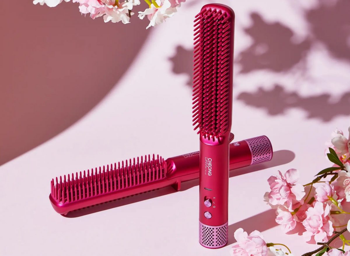 日本初上陸「チョンダムスタイル ダブルアクションヘアブラシ」韓国