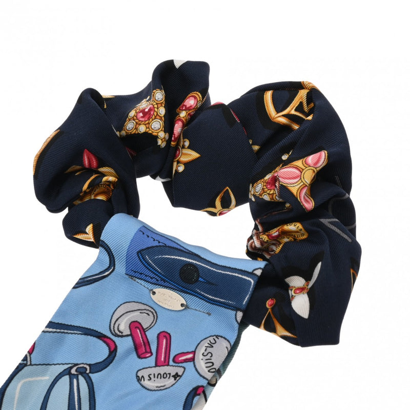 ルイヴィトン シュシュ ビーマインドフル リボン ブルー/グリーン