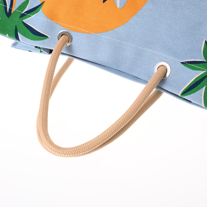 エルメスビーチバッグ アプレ ラ ヴァーグ オレンジ / ブルー