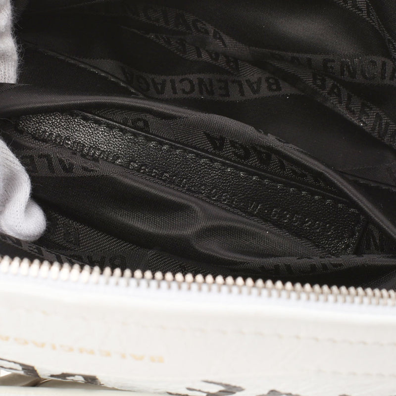 バレンシアガグラフィティ スベニアベルトバッグ 白 ユニセックス