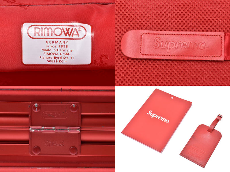 シュプリーム×リモワ トパーズ 82L レッド メンズ レディース スーツ