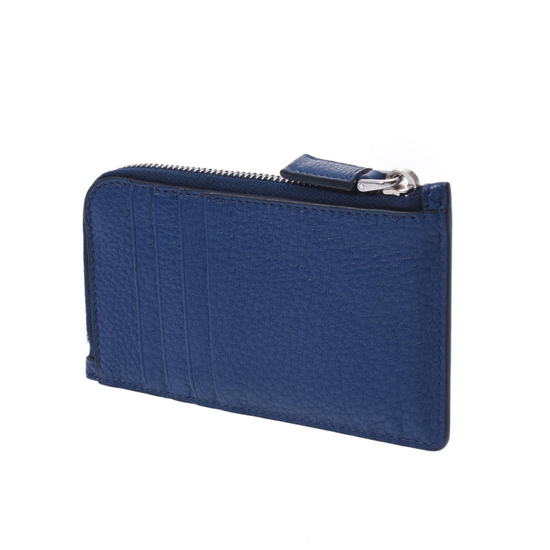 プラダカードポケット付き小銭入れ アウトレット 青 メンズ コイン