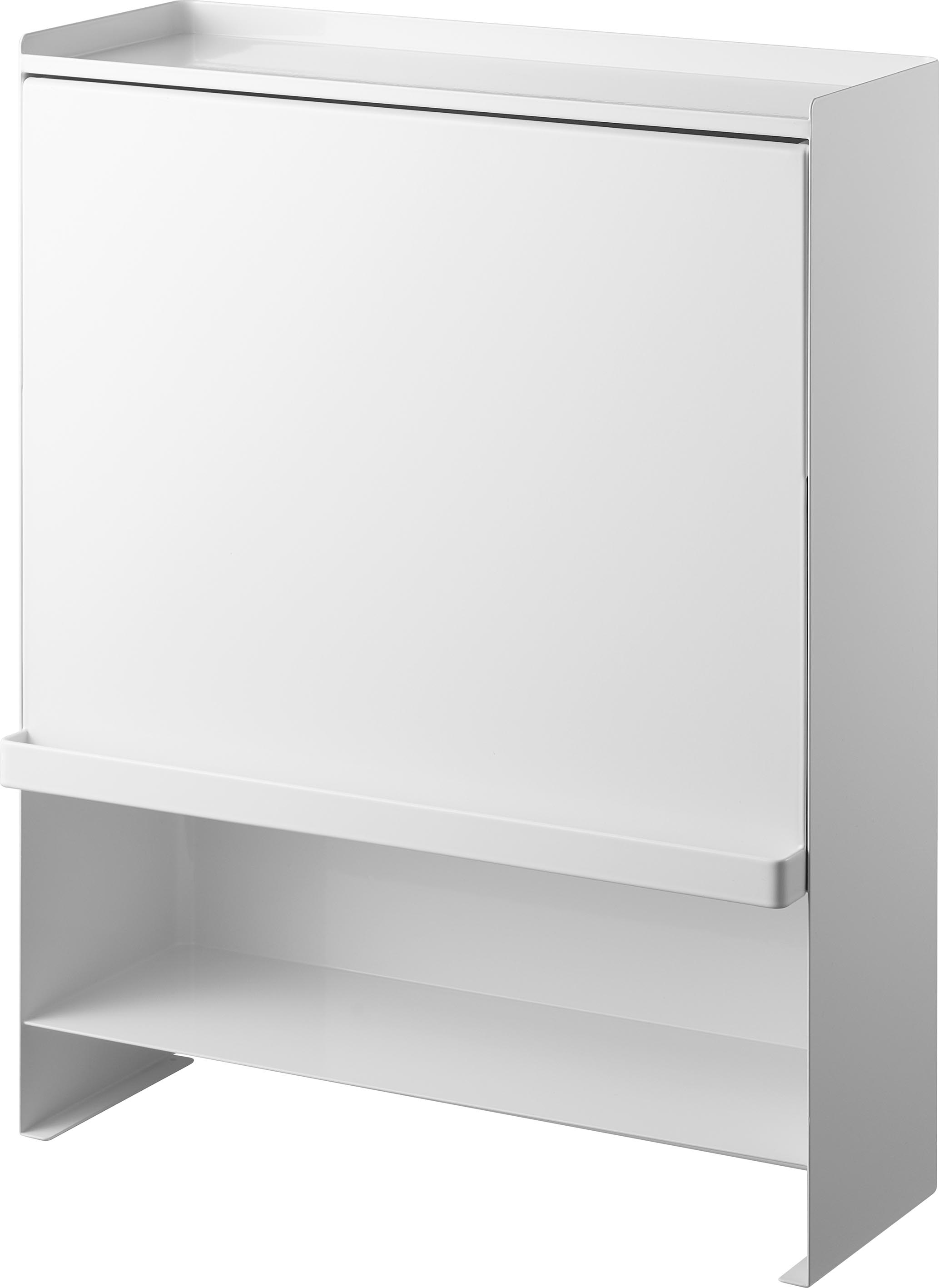 前が開く 隠せる調味料ラック タワー ホワイト | Giftpad egift