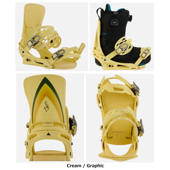 BURTON バートン Men's Cartel X Re:Flex Snowboard Bindings 222301