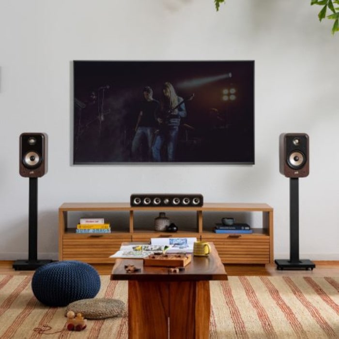 Polk Audio ES20 ブラウン ペア ブックシェルフスピーカー Signature