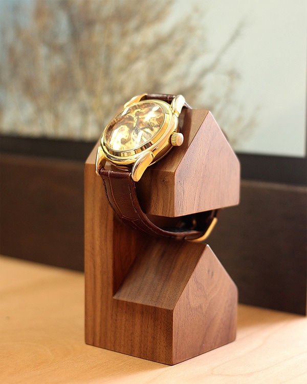 WatchStand House」家の形のかわいい木製ウォッチスタンド/北欧風