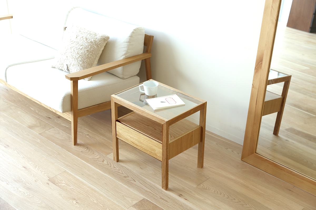 レッチェ 50サイドテーブル WN