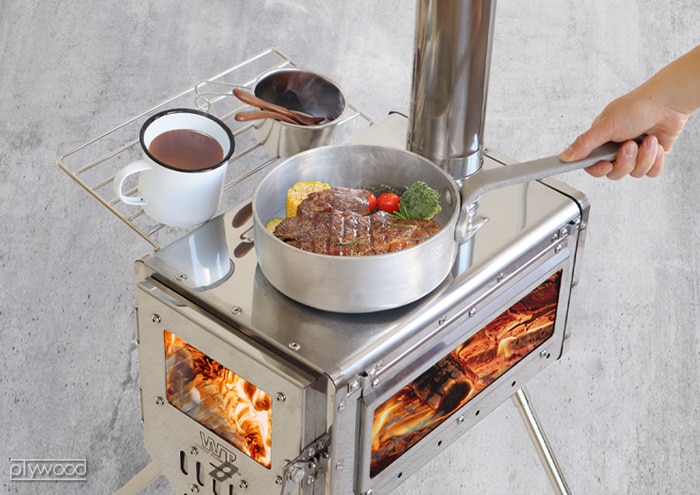 ワークタフストーブ用 35cm ダンパー付き煙突 work tuff stove