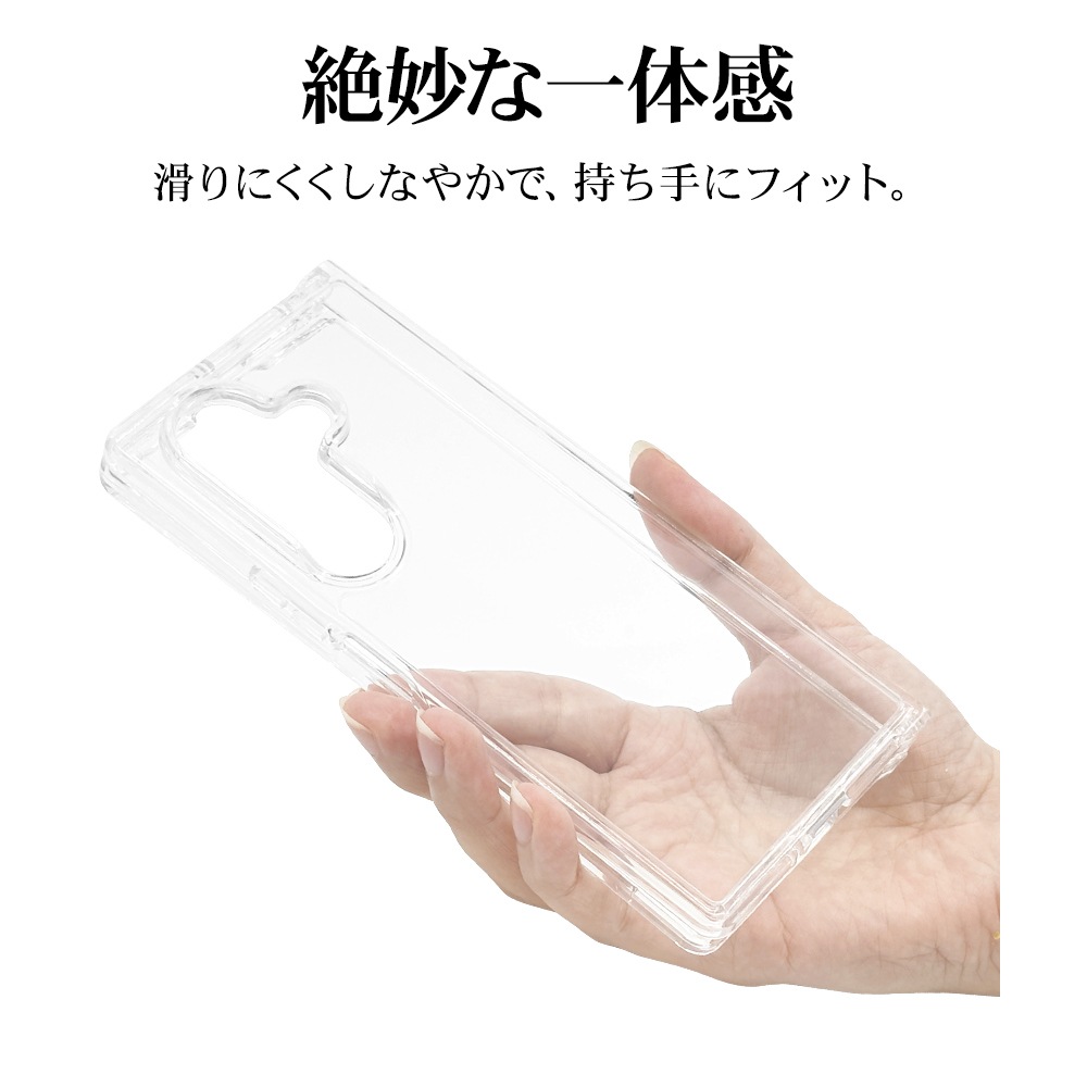 Galaxy Z Fold7 SC-56F SCG34 ケース カバー ハイブリッド クリア 透明