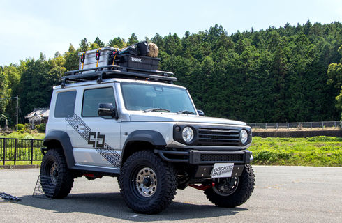 ジムニールーフキャリア｜ジムニー専用デザインのルーフキャリアです