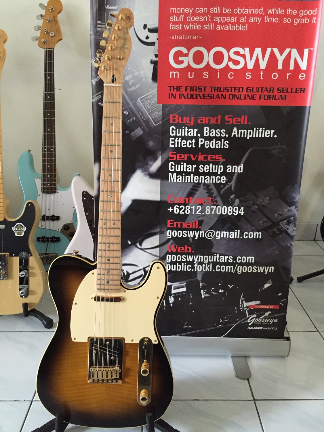 Sold !! ** 1999 Fender Japan Exclusive Tlr-rk Richie Kotzen