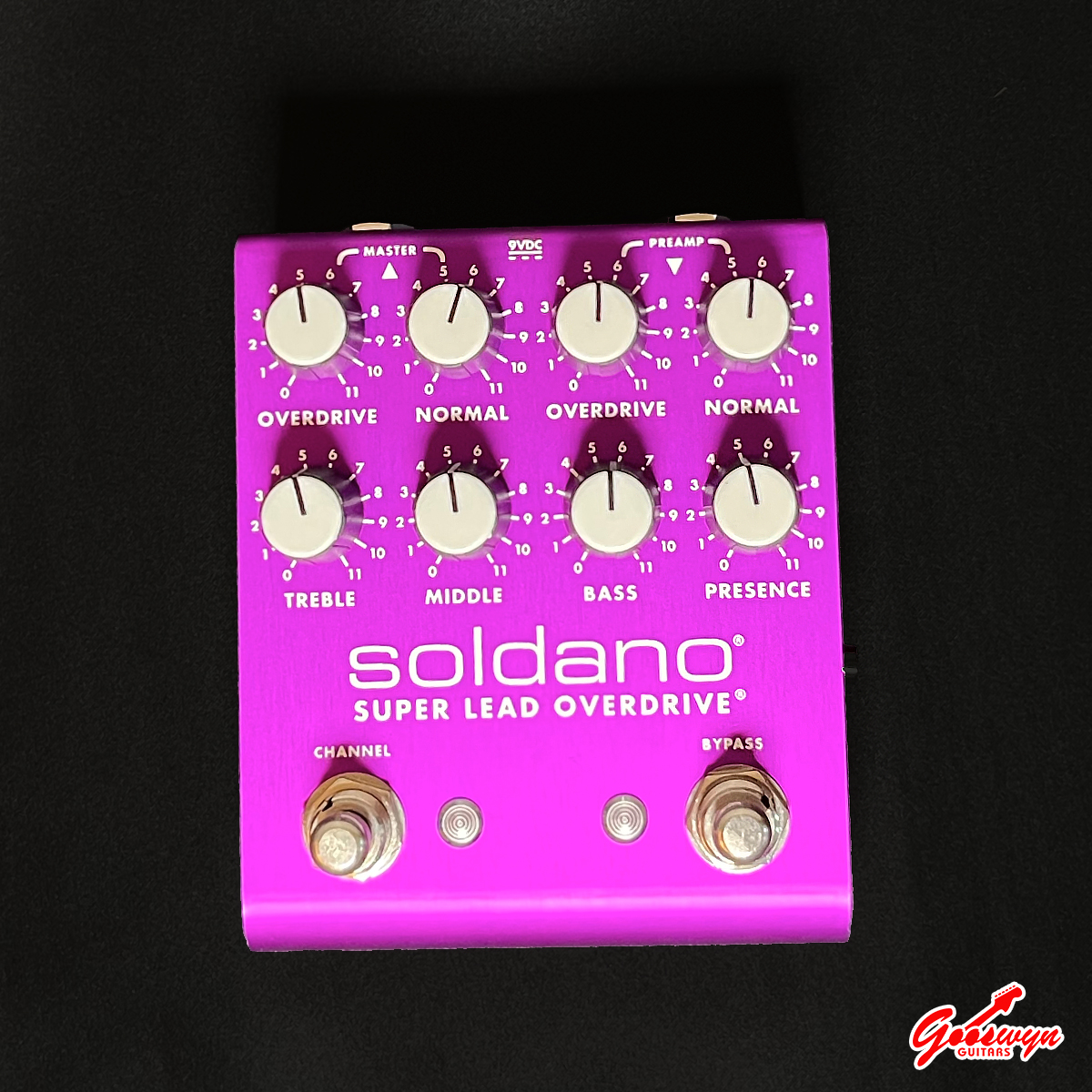 Soldano Super Lead Overdrive SLO Plus Pedal Custom Purple