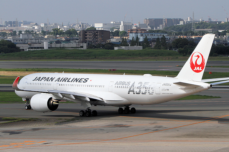 AIRBUS A350（ブラック）JAL（日本航空） A350-900 JA02XJ
