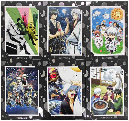 Gintama - Portrait (集合 イラストポートレート6枚セットC 「銀魂 THE