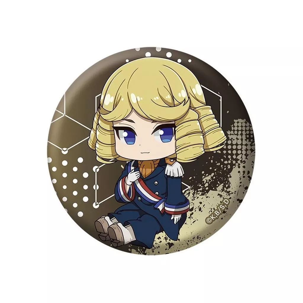Francois - Badge - Dr.STONE (フランソワ ぺたん娘缶バッジ 「Dr