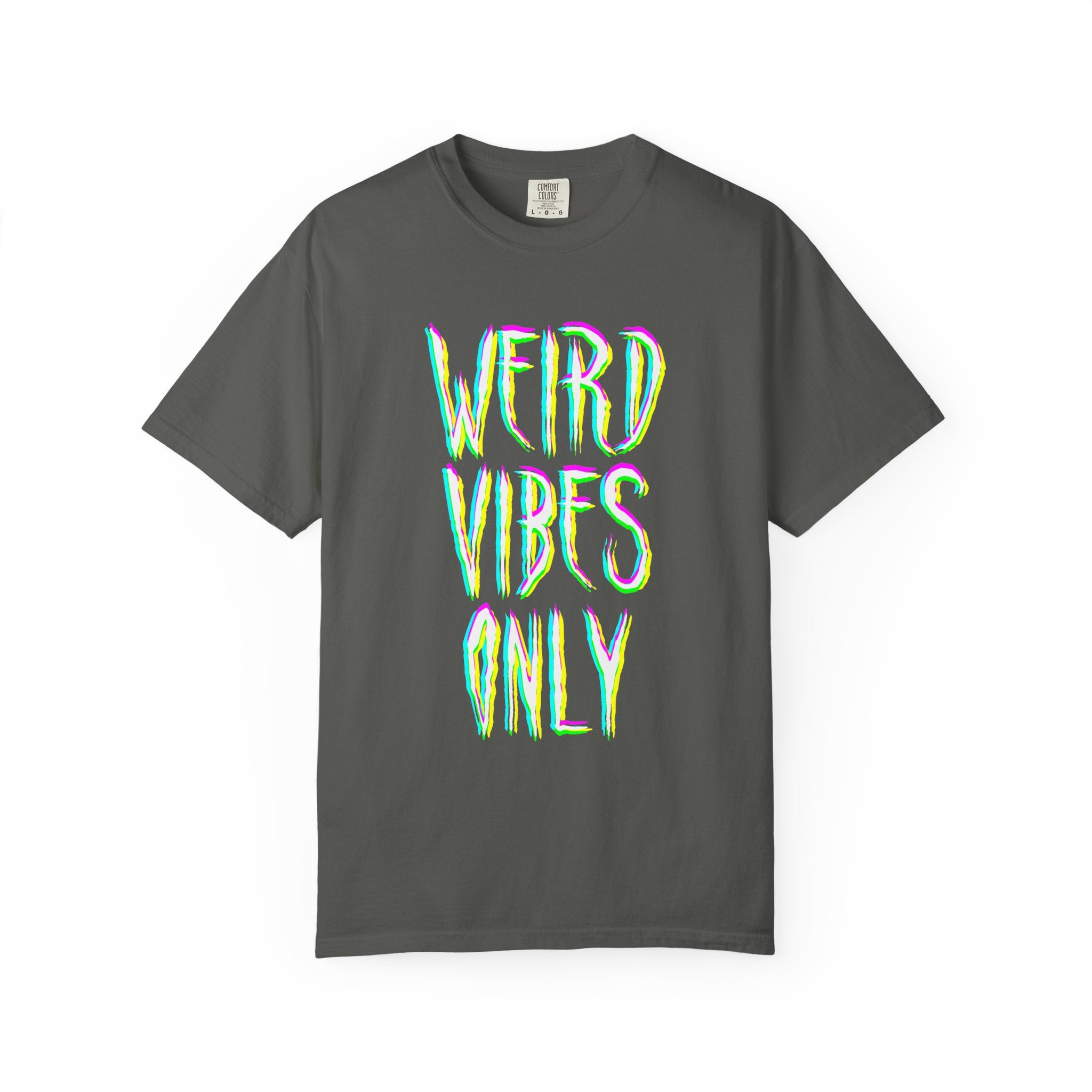 WEIRD VIBES: Comfort Colors®️ t-shirt in Pepper – Good Rebelle