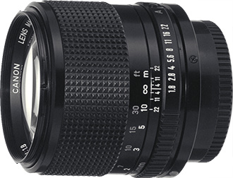 New FD85mm F1.8 - キヤノンカメラミュージアム