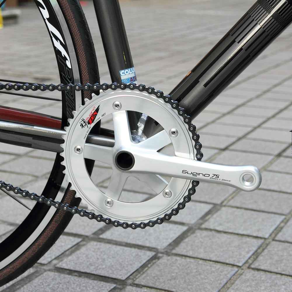 SUGINO* sugino75 DD2 crankset (silver) - BLUE LUG GLOBAL ONLINE STORE