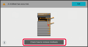 TROUBLESHOOTING]｜ REMOVING MISFEEDS｜BP-70M65｜10-02_001｜manual