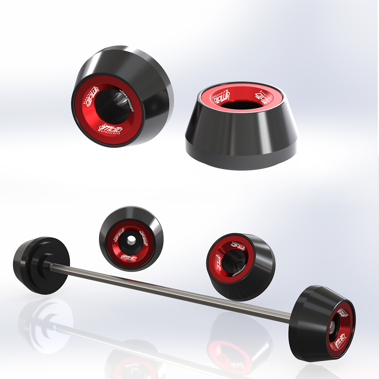 NINE grinding foundation neutral✕2 GSG Achspads 'GRIND' für