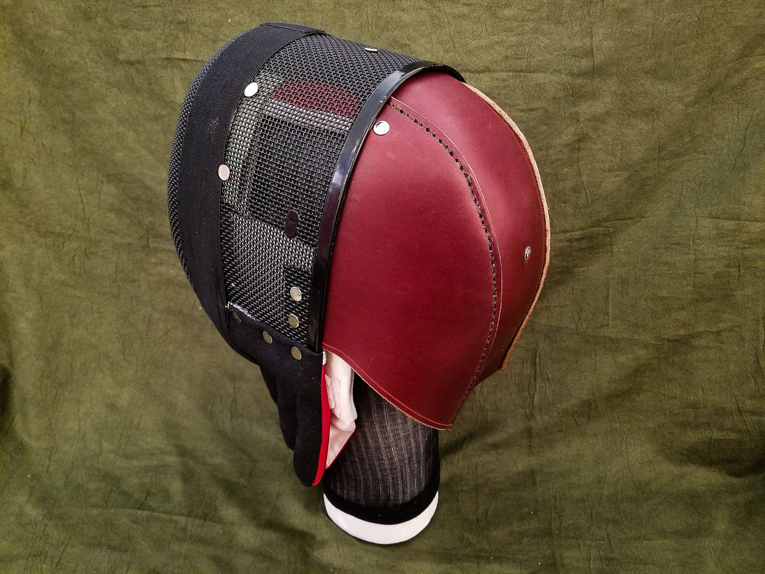 Stitched Leather Back Of the Head Protection – Grommet's Leathercraft