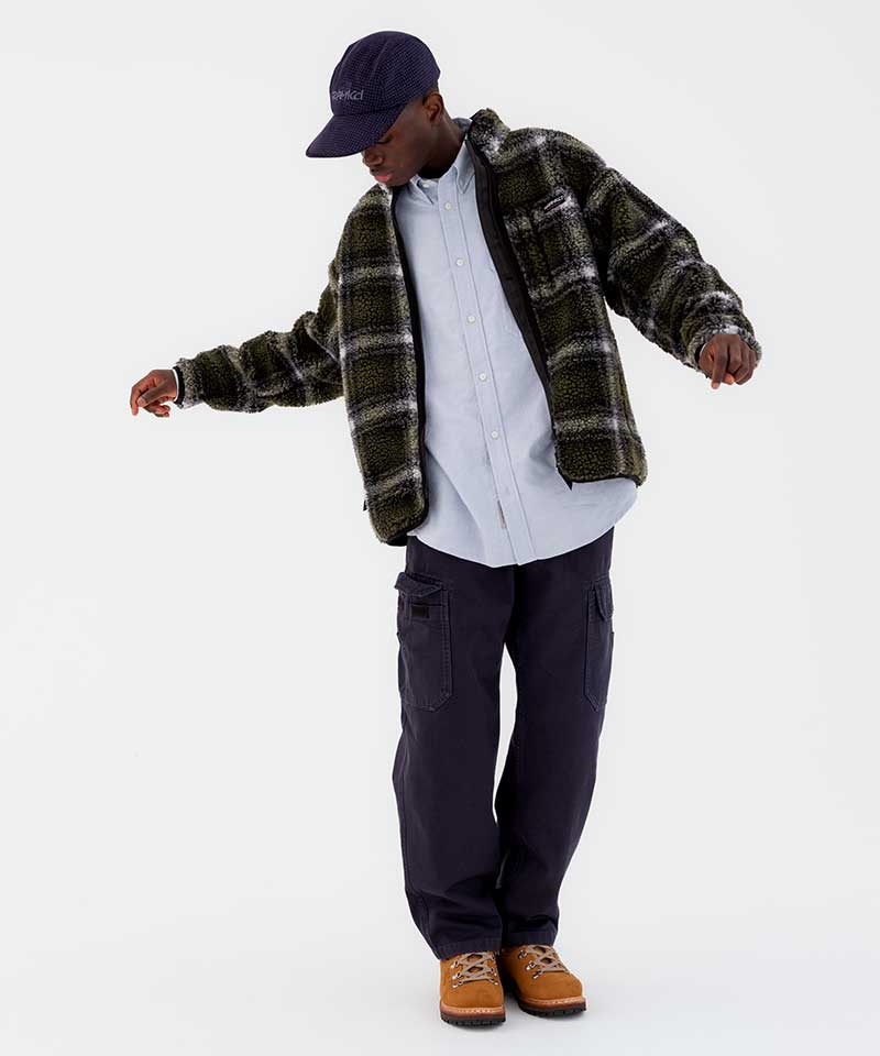 Shadow Plaid Sherpa Jacket – Gramicci
