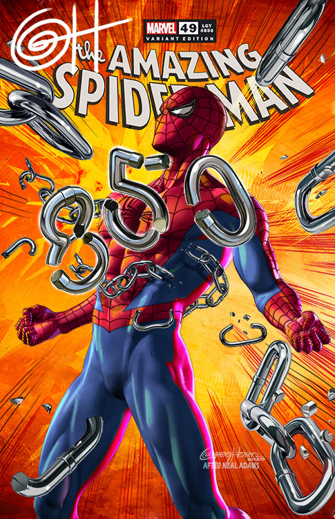 Amazing Spider-Man # 850 - A Greg Horn Art Exclusive Variant (Raw Opti
