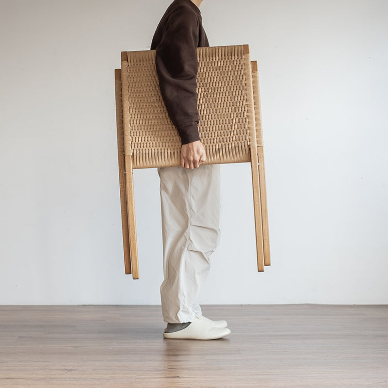 MG501 FLAT ROPE OUTDOOR セサミ チーク｜CUBA CHAIR キューバチェア