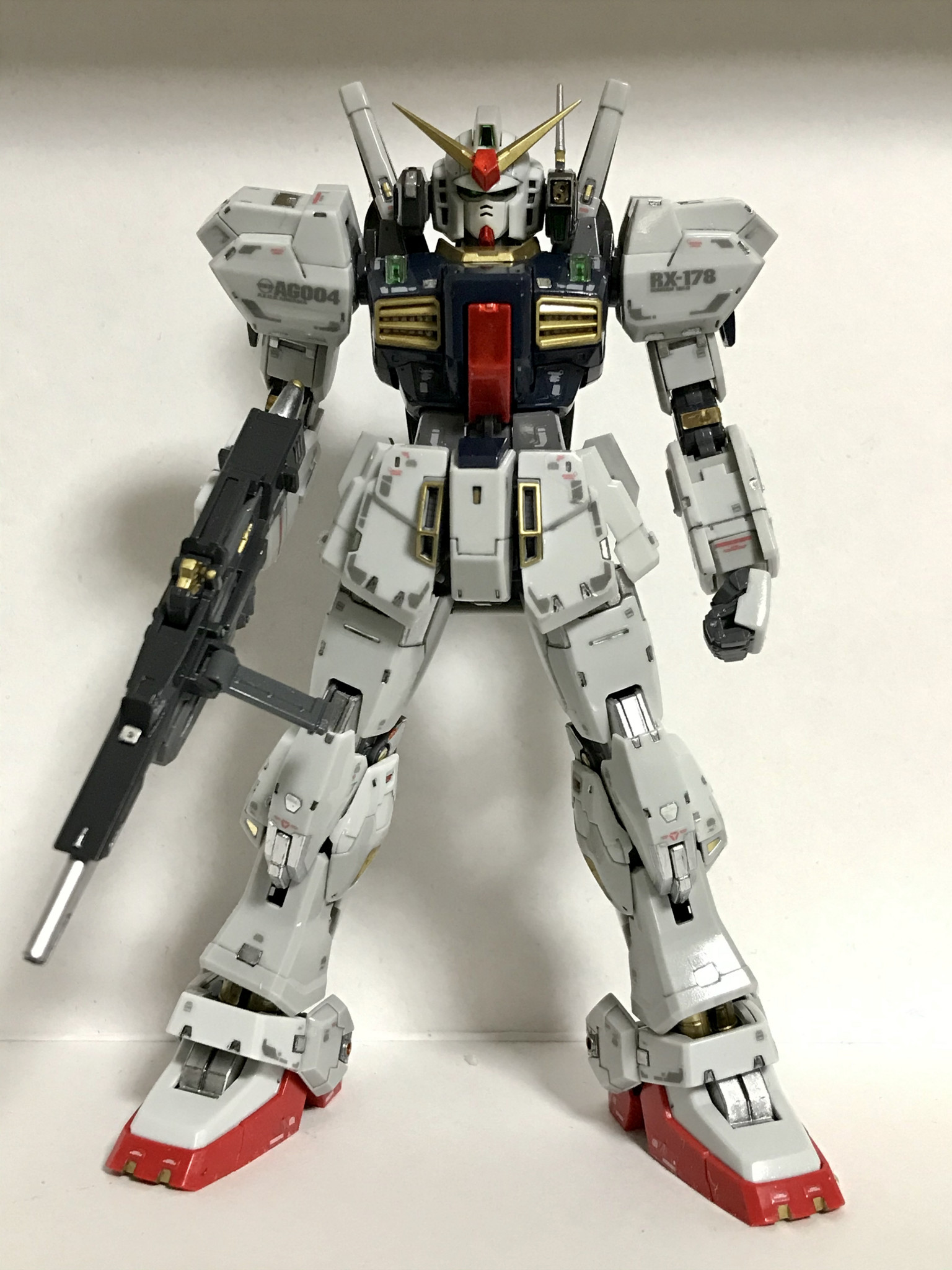 RG ガンダムMk-II エゥーゴ仕様（改修）｜mkokuさんのガンプラ作品