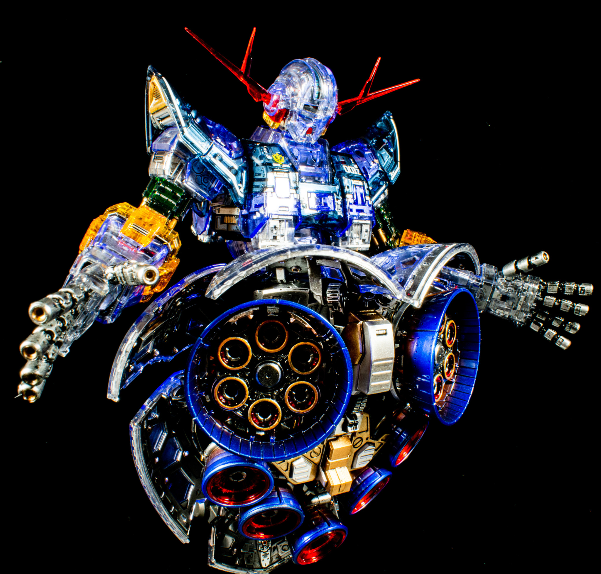 RGジオング クリアカラー｜ちゃんぷさんのガンプラ作品｜GUNSTA