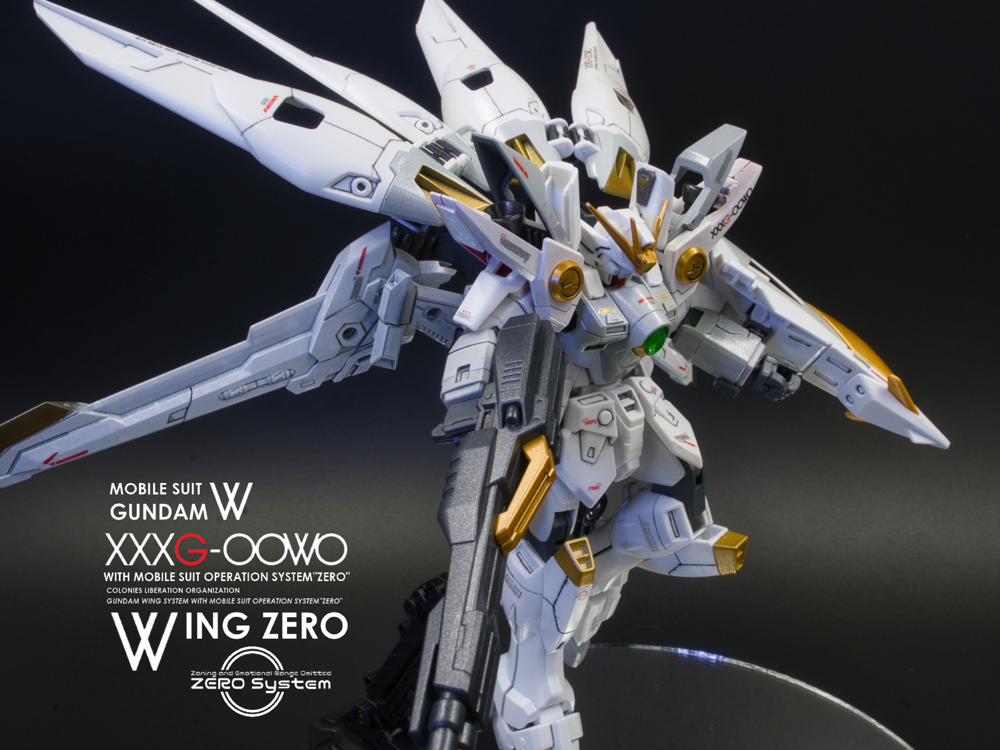 XXXG-OOWO_ウイングガンダムゼロ_HGAC_スノーホワイト風｜おすぎさんの