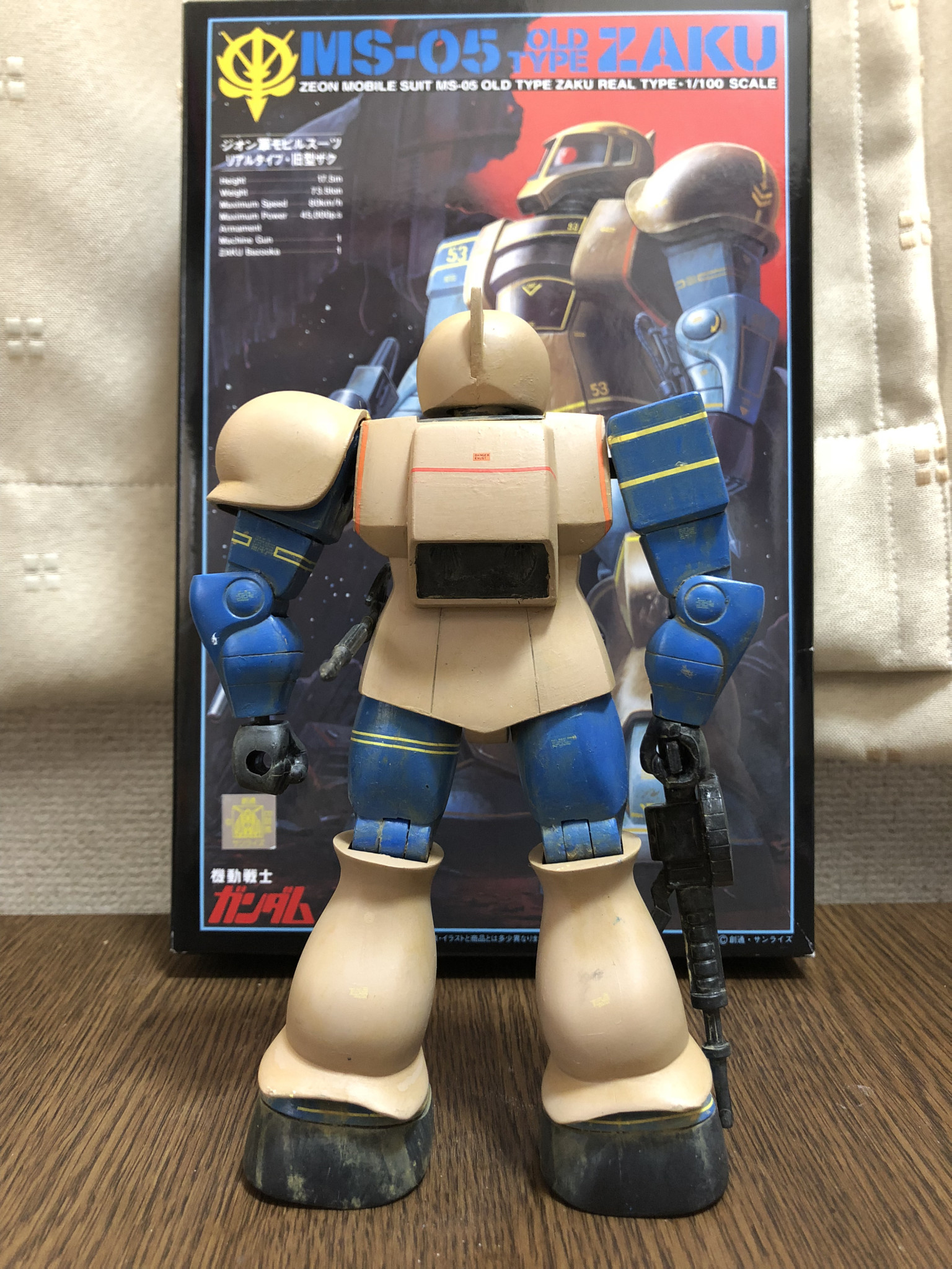 旧キット 1/100 MS-05 リアルタイプ 旧型ザク｜いきうすさんのガンプラ