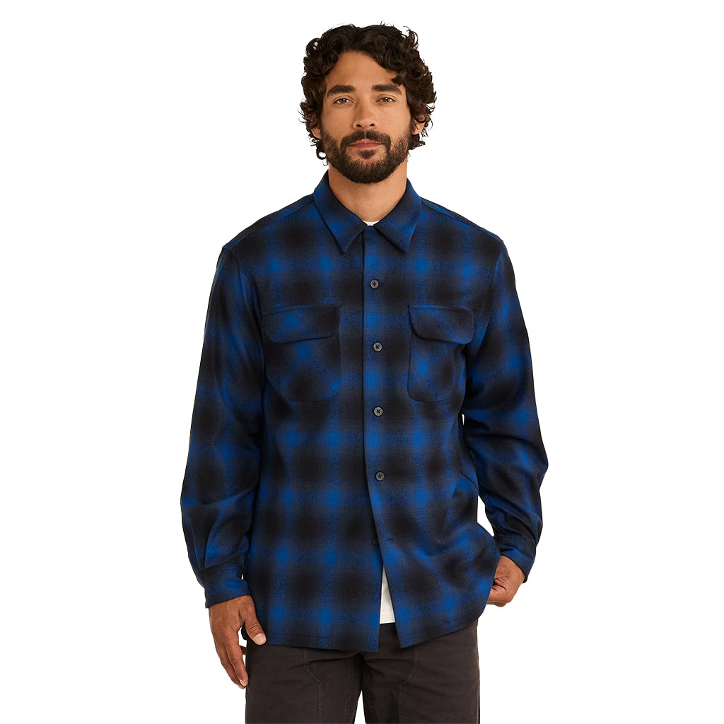 Pendleton | Board Shirt Blue/Black Plaid 24' | Flannel – Gunthers