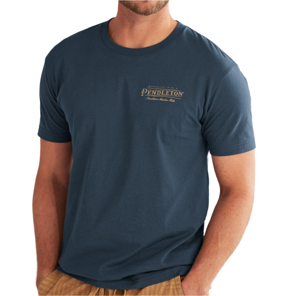 Pendleton | Vintage Logo Graphic Tee Navy/Gold | T-Shirts