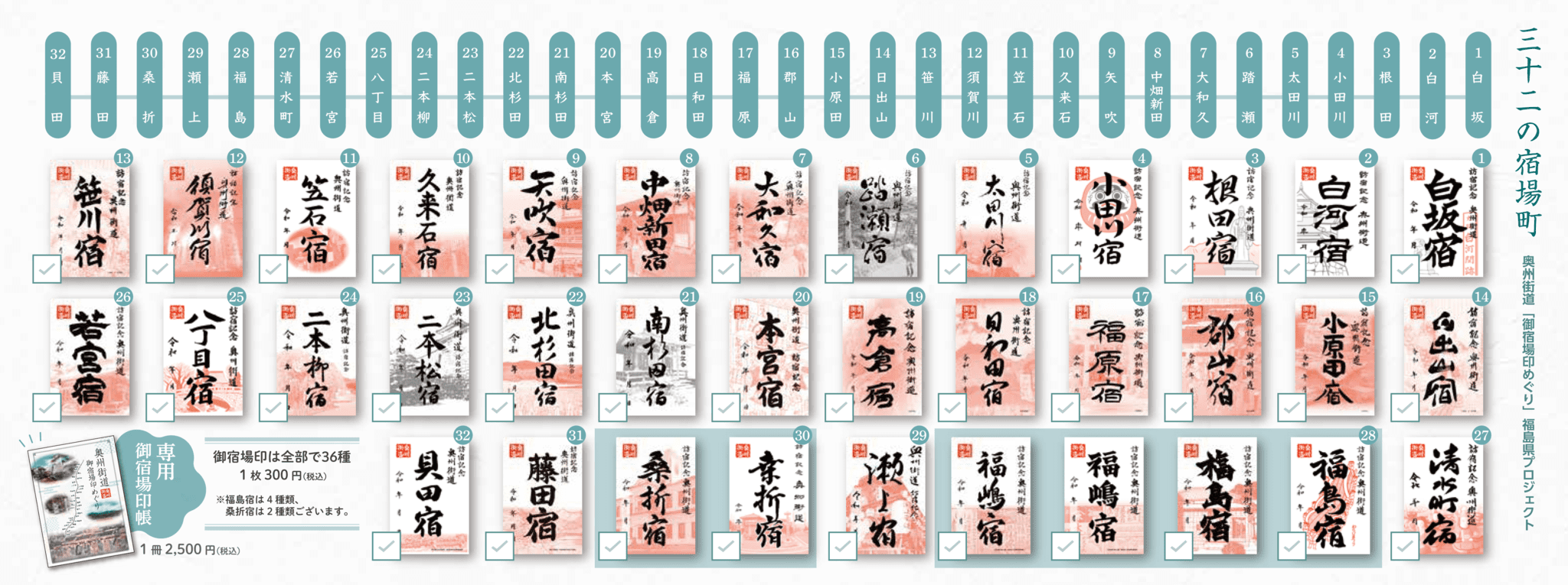 奥州街道御宿場印めぐりプロジェクト｜郡山信用金庫（公式ホームページ）