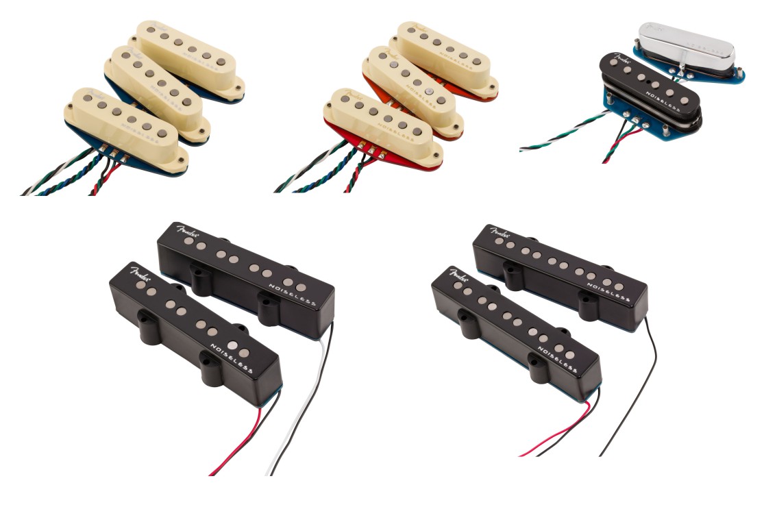 フェンダーから最新ノイズレス・ピックアップULTRA NOISELESS PICKUPS発売