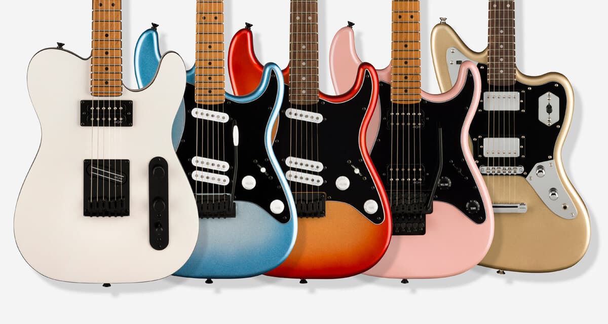 Squierから、大胆にデザインチェンジした新シリーズ「Squier