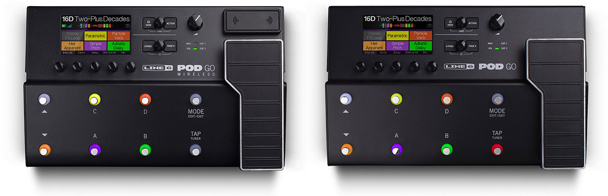 ワイヤレス機能を搭載したLine 6の新製品POD Go Wireless | ギター