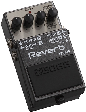 リバーブ】BOSSのNEWリバーブペダル「RV-6」発表！ | ギタセレ（Guitar