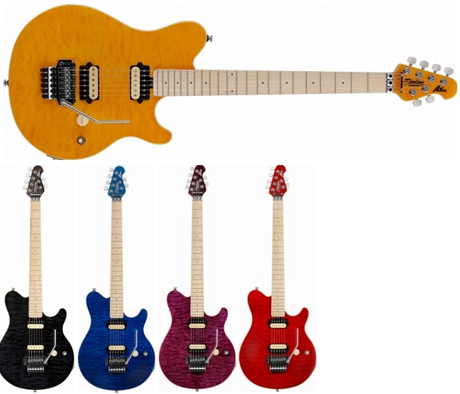 エレキギター】人気カラー5色をラインナップしたSterling by MUSICMAN