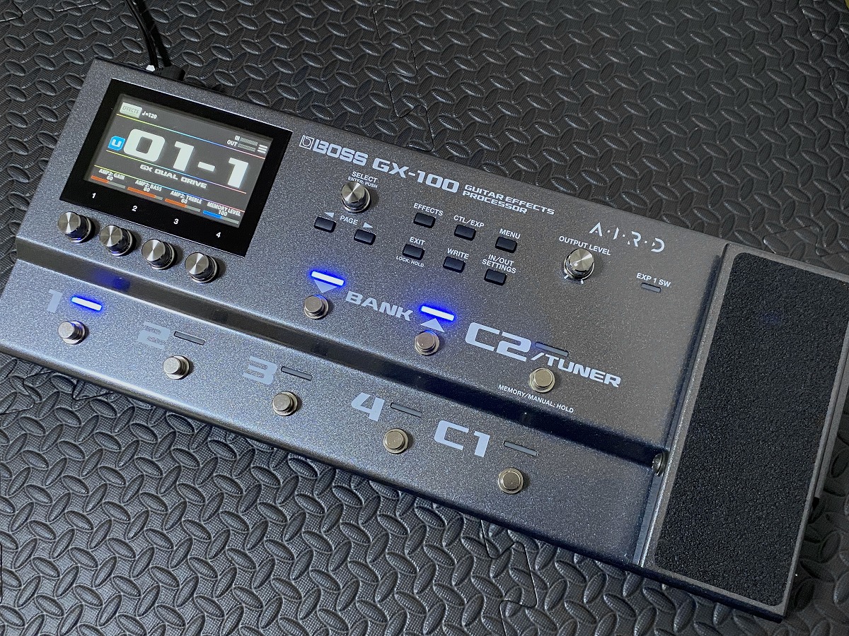 実機レビューあり】BOSS GX-100｜高品位なサウンドと高い汎用性を備え