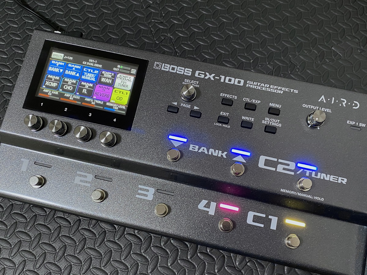 実機レビューあり】BOSS GX-100｜高品位なサウンドと高い汎用性を備え