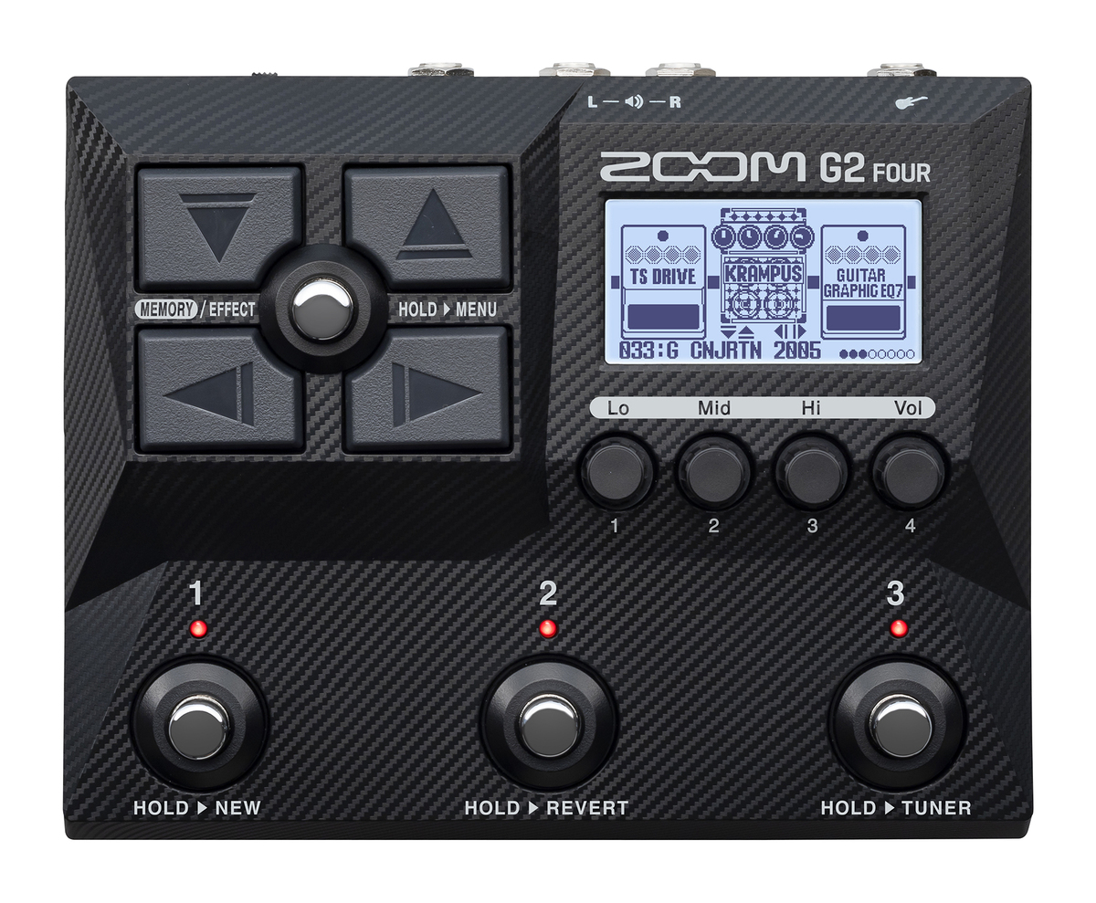 ZOOM G2 FOUR/G2X FOUR｜新開発のマルチレイヤ―IR機能を搭載するギター