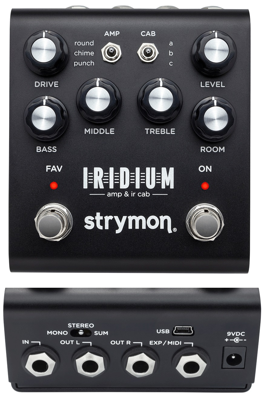 ギタープリアンプ】-strymon-3種類のアイコン的アンプ・9種類の