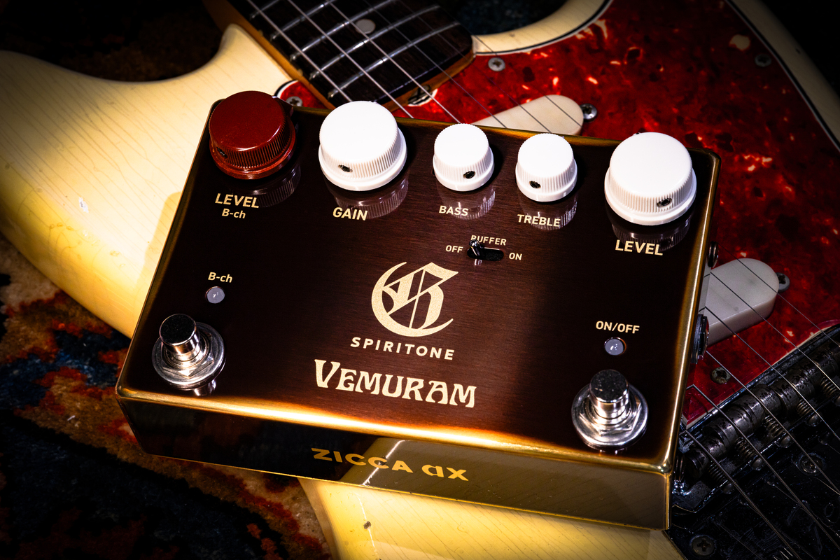Char氏とVEMURAMが作り上げた特別なオーバードライブペダル「SPIRITONE