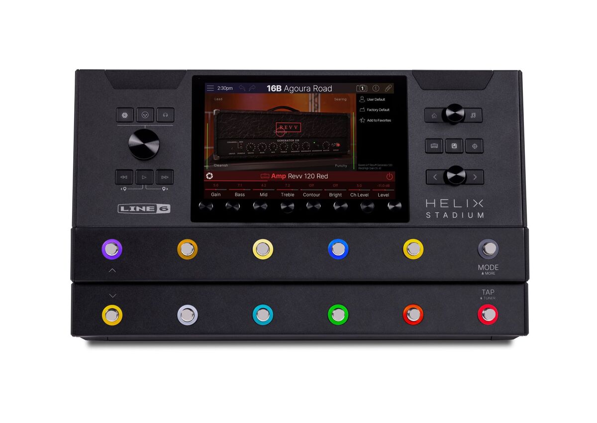 Line 6 Helix Stadiumシリーズ登場｜高解像度タッチスクリーンとDSPで