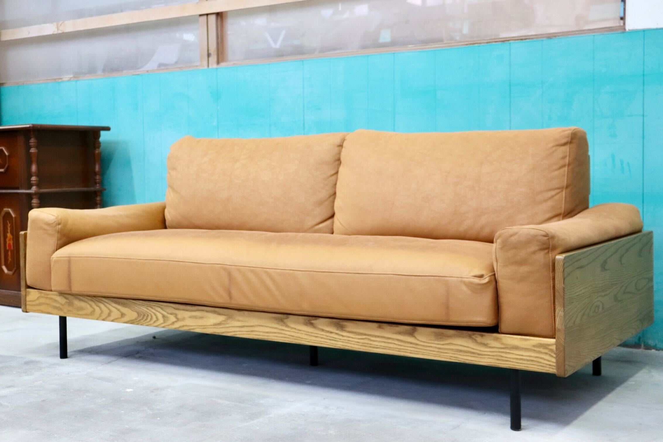 GMHK556○unico / ウニコ TREL トレル 2.5人掛けソファ ラブソファ